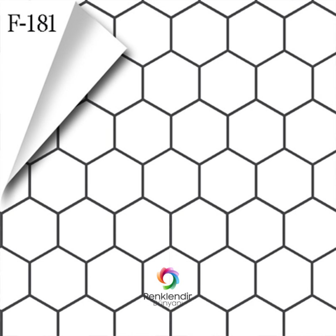 Geometrik Desenli Tezgah Arası Folyo F-181 resmi